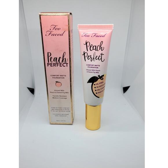 Too Faced Peach Perfect Foundation Spiced Rum - Picture 4 of 6
